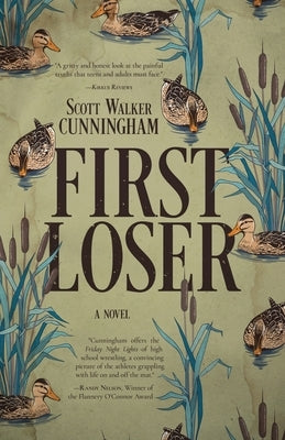 First Loser paperback book by Atmosphere Press with a cover featuring bold typography and vibrant artwork.