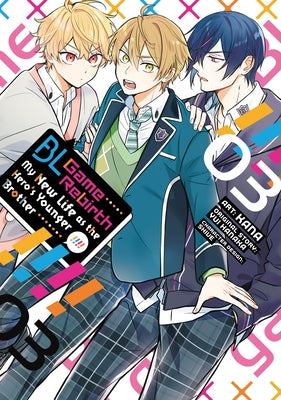 Paperback of Bl Game Rebirth: My New Life as the Hero's Younger Brother Vol. 3 by Seven Seas, showing the book cover with colorful artwork.