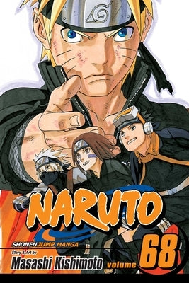 Paperback Naruto Volume 68 manga by Viz Media showing the cover with Naruto and other characters in vibrant colors.