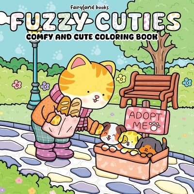 Cute and cozy coloring book featuring adorable animal characters for stress relief, by Suhair Awwad, in paperback format.