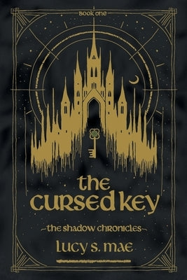 Paperback copy of The Shadow Chronicles: The Cursed Key by Hawes & Jenkins with a dark fantasy cover illustration.