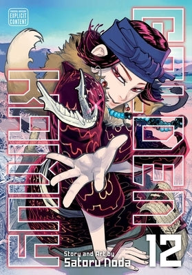 Paperback of Golden Kamuy, Vol. 12 manga by Viz Media featuring cover art with characters and Japanese-inspired design.