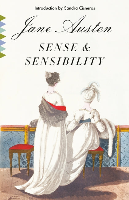 Vintage paperback edition of Jane Austen's Sense and Sensibility with classic cover art, featuring the book's title and author on the front.