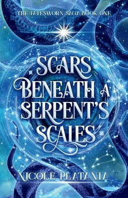 Paperback of "Scars Beneath a Serpent's Scales" by Stars Inked Press, Inc., showing the book cover with dark, mysterious artwork.