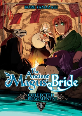Paperback of The Ancient Magus' Bride: Collected Fragments Vol. 1 manga by Seven Seas, featuring cover art with mystical characters.