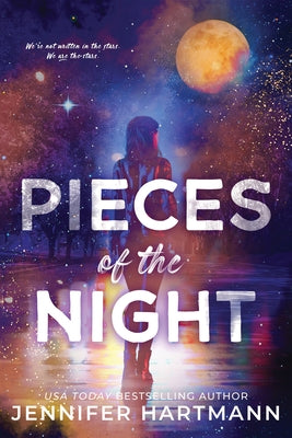 Paperback copy of Pieces of the Night Standard Edition by Bloom Books, showing the book cover with dark and mysterious artwork.