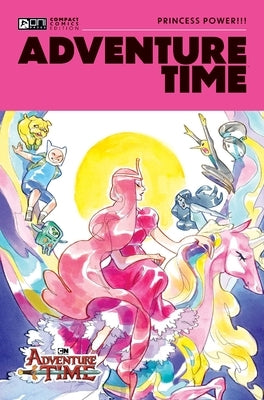 Paperback of Adventure Time Compact Edition: Princess Power by Oni Press featuring colorful cover art with characters from the series.