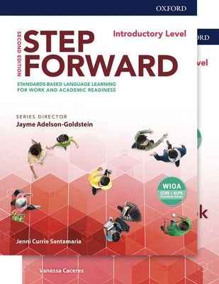 Oxford University Press Step Forward 2e student book and workbook pack, paperback edition for language learning and academic readiness.