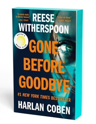 Paperback of Gone Before Goodbye by Grand Central Publishing featuring a dark cover with abstract artwork.
