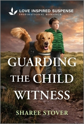 Mass market paperbound of "Guarding the Child Witness" by Love Inspired Suspense, showing the book cover with title and author.