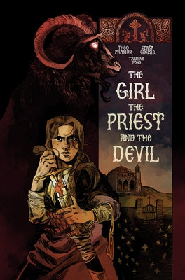 Paperback of The Girl, the Priest, and the Devil by Dead Sky Publishing, featuring cover art with dark, atmospheric imagery.