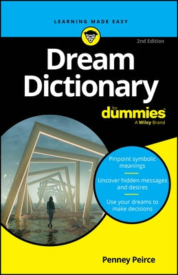 Paperback Dream Dictionary for Dummies book by For Dummies with colorful cover and detailed illustrations.