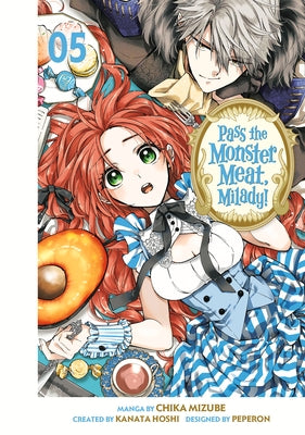 Paperback of "Pass the Monster Meat, Milady! 5" comic by Kodansha Comics featuring colorful cover art with characters.