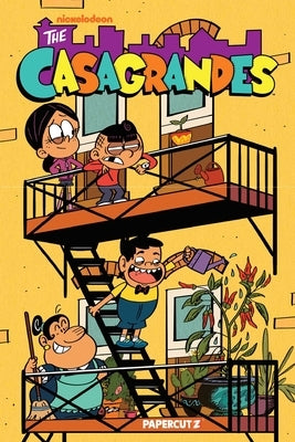 Paperback of The Casagrandes Vol. 9: Peppers Primavera comic book by Papercutz featuring colorful cartoon characters.