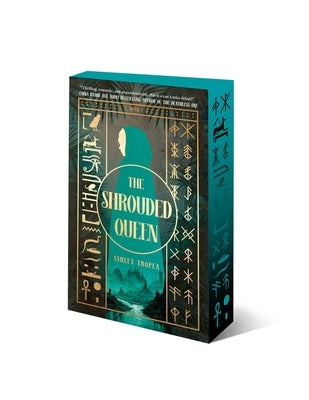 Paperback of The Shrouded Queen by Gallery Books, featuring the book cover with dark, mysterious artwork and title text.