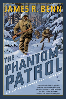 Cover of The Phantom Patrol paperback novel by Soho Crime, featuring dark, mysterious artwork with a noir-style design.