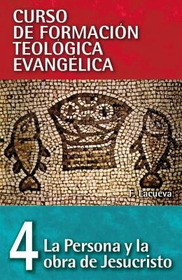 Paperback book titled "The Person and Work of Jesus Christ" by Vida Publishers, featuring a cover image with religious artwork.