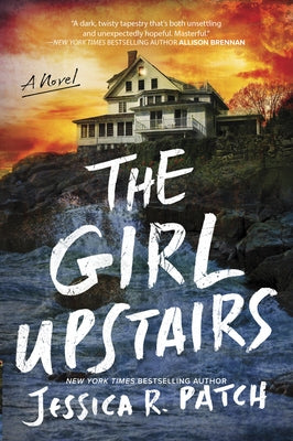 Paperback novel "The Girl Upstairs" by Love Inspired Trade, featuring a woman on the cover with a cozy, inviting setting.