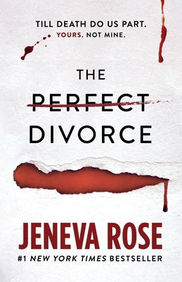Paperback copy of "The Perfect Divorce" by Blackstone Publishing, showing the book cover with title and author details.