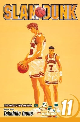 Paperback of Slam Dunk, Vol. 11 manga by Viz Media featuring colorful cover art with characters from the basketball series.