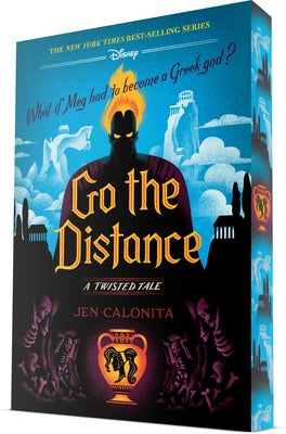 Paperback of "Go the Distance: A Twisted Tale" by Disney, featuring colorful cover art with characters from the story.