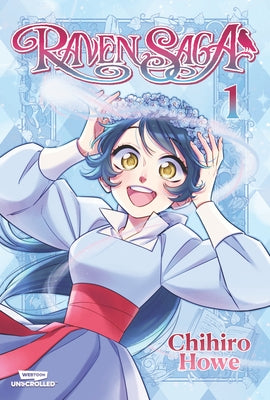Paperback of Raven Saga, Vol. 1: A Webtoon Unscrolled graphic novel featuring colorful cover art and illustrations.