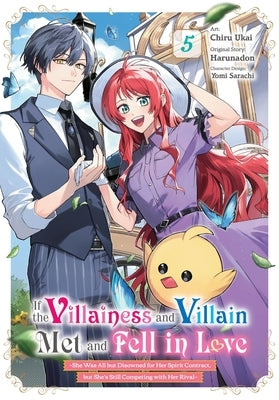 Paperback manga volume 5 of "If the Villainess and Villain Met and Fell in Love" by Yen Press, showing a colorful cover illustration.