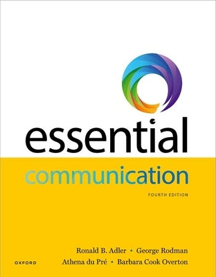 Paperback of Essential Communication textbook by Oxford University Press, showing the front cover with title and design.
