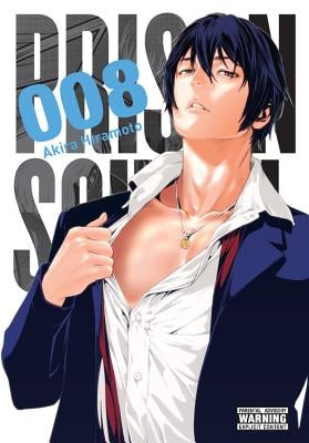 Paperback of Prison School, Vol. 8 manga by Yen Press featuring cover art with characters from the series.
