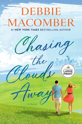 Paperback of "Chasing the Clouds Away" by Random House Large Print Publishing, showing the book cover with clouds and sky illustration.