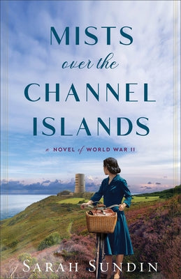 Paperback novel "Mists Over the Channel Islands" by Fleming H. Revell Company, featuring a cover with historical World War II imagery.