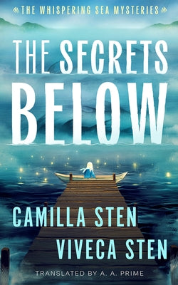 Paperback book titled "The Secrets Below" by Amazon Crossing Kids, featuring a colorful cover with mysterious underwater imagery.