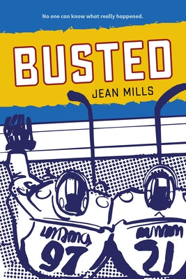 Paperback of "Busted" by Orca Book Publishers, showing the book cover with title and author details.