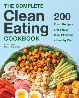 Paperback cookbook titled "The Complete Clean Eating Cookbook" by Callisto, featuring fresh recipes and healthy meal plans.