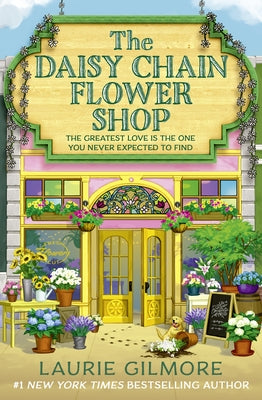 Paperback of The Daisy Chain Flower Shop by HarperCollins featuring a colorful floral cover design.