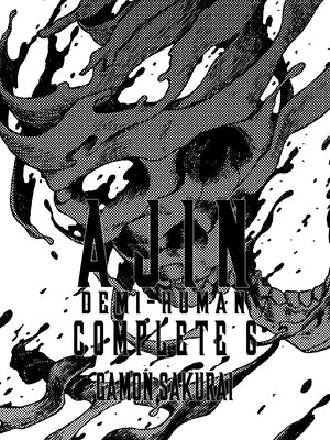 Paperback of Ajin: Demi-Human Complete 6 manga by Vertical Comics, featuring cover art with characters from the series.