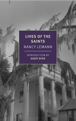 Paperback copy of "Lives of the Saints" by New York Review of Books, featuring a cover with illustrative artwork.