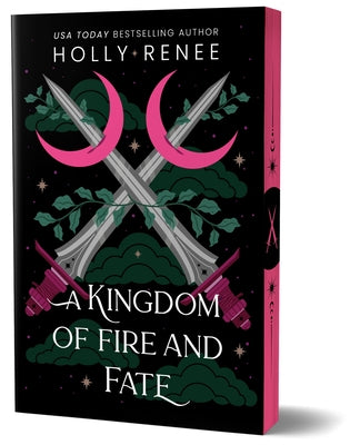 Paperback of A Kingdom of Fire and Fate Deluxe Edition by Sourcebooks Casablanca, featuring intricate cover art.