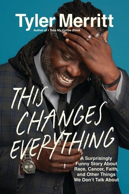 Paperback book titled "This Changes Everything" by Worthy Books, featuring a colorful cover with illustrations and text about race and faith.