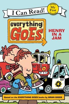Paperback of "Everything Goes: Henry in a Jam" by HarperTorch featuring colorful cover art with playful illustrations.
