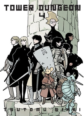 Paperback Tower Dungeon 4 by Vertical Comics featuring cover art with characters and dungeon scene in vivid colors.