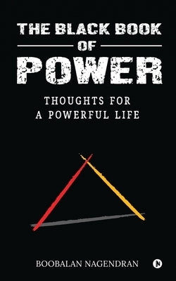 Paperback copy of "The Black Book of Power" by Notion Press, featuring a dark cover with bold title text.
