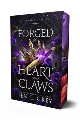 Paperback of Forged by Heart and Claws by Page & Vine: Anya, showing the book cover with dark artwork and title text.