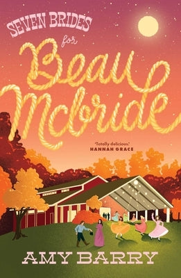 Paperback of Seven Brides for Beau McBride by Atria Australia, showing the book cover with title and author details.