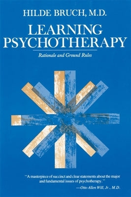 Paperback book titled "Learning Psychotherapy: Rationale and Ground Rules" by Harvard University Press, featuring a cover with text and design.