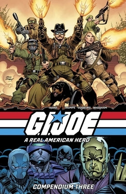 Paperback G.I. Joe: A Real American Hero Compendium Vol. 3 comic book by Image Comics, featuring detailed cover art and character images.