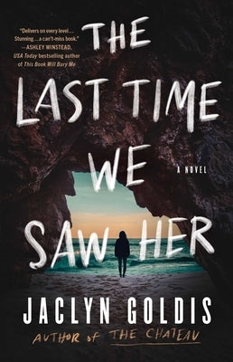 Paperback of "The Last Time We Saw Her" by Atria Books featuring a cover with dark and mysterious artwork.