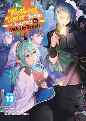 Paperback light novel "The Weakest Tamer Began a Journey to Pick Up Trash" Vol. 12 by Airship, showing the book cover with artwork and title.