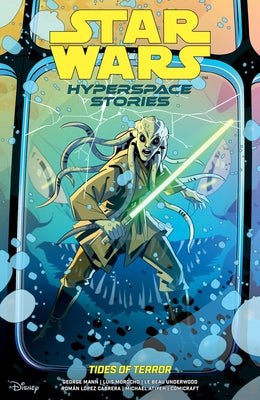 Paperback copy of Star Wars: Hyperspace Stories—Tides of Terror by Dark Horse Books, featuring cover art from the comic series.
