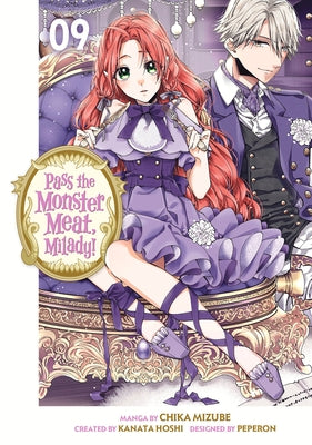 Paperback of "Pass the Monster Meat, Milady! 9" manga by Kodansha Comics, featuring colorful cover art with characters and title text.